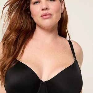 Cacique Black Unlined Balconette Bra 40H